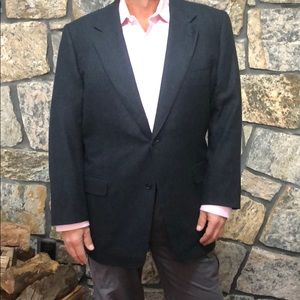 Custom Canali navy tweed men’s sport coat